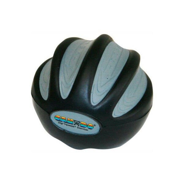 Fabrication Enterprises CanDo Digi-Squeeze Hand Exerciser, Large, Black, X-Heavy 34608 - main